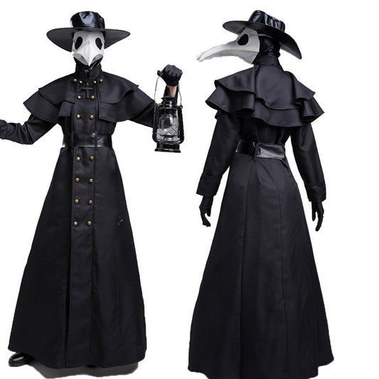 Disfraz de Doctor de la Peste Medieval - Traje Oscuro Cuervo para Halloween - Image 2