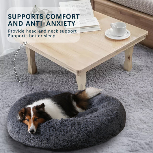Cama Donut para Perros - Cómoda Felpa Suave Lavable - Image 103