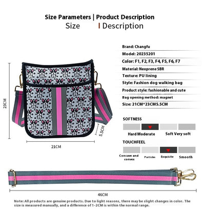 Bolsa Mensajero de Neopreno para Pasear Perros - Diseño Versátil - Image 15
