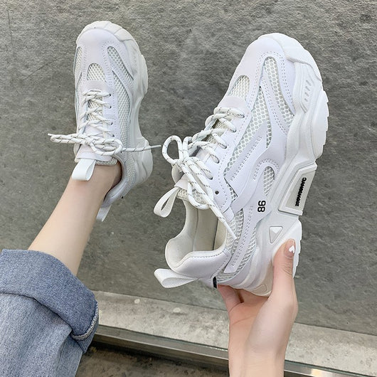 Tenis de Moda con Plataforma Gruesa y Colores Pastel para Mujer - Image 11
