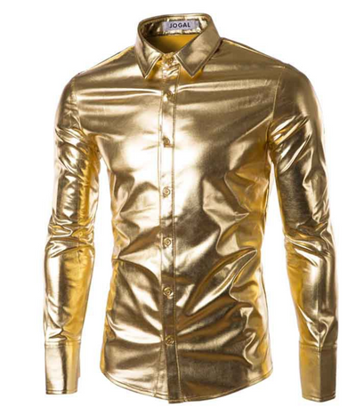 Camisa Negra Brillante - Image 3