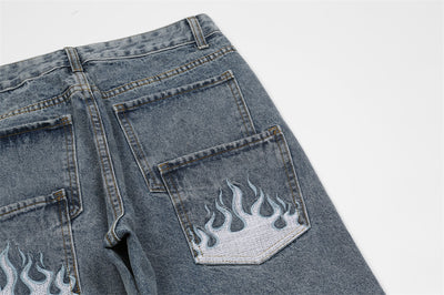 Jeans Rotos Sueltos Estilo Urbano para Hombre - Image 12