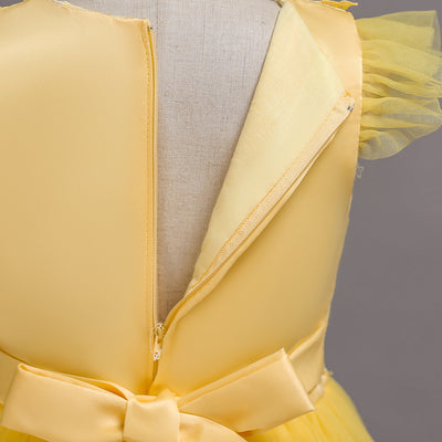 Vestido Elegante Infantil de Verano para Presentaciones de Piano - Image 31