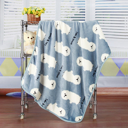 Manta Térmica de Franela Coral con Estampado - Ideal para Aire Acondicionado y Mascotas - Image 16