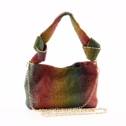 Bolso de Noche Elegante con Diamantes y Cristales Brillantes - Image 4