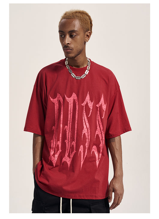 Camiseta Estampada Doble Cara West Coast - Manga Corta Suelta - Image 12