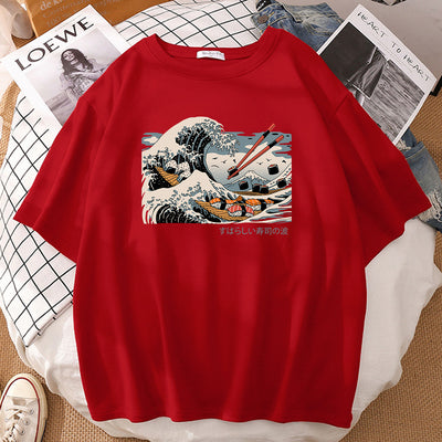 Playera Unisex con Estampado de Sushi del Mar - Image 6