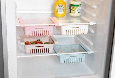 Cesta Organizadora de Refrigerador Extensible Multiuso para Cocina - Image 47