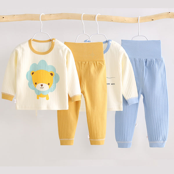 Pijama Largo de Otoño para Bebé y Mujer - Pantalones Cómodos