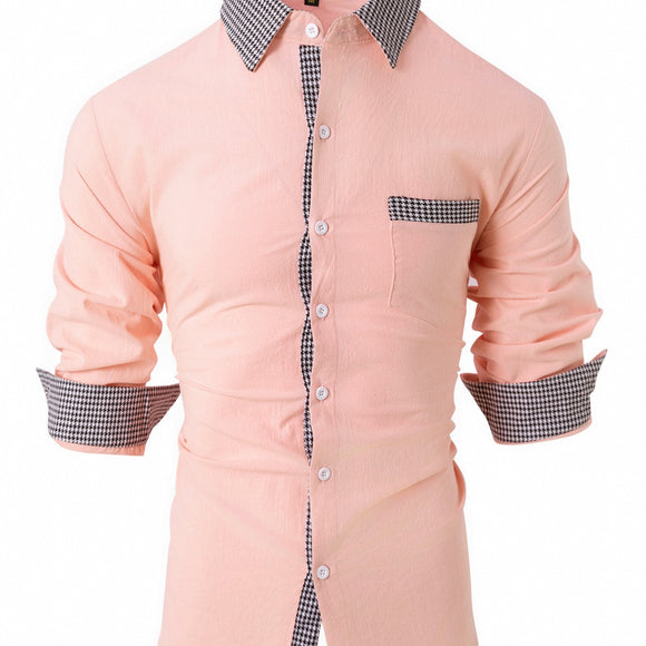 Camisa Casual de Manga Larga para Hombre