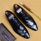 Zapatos de Cuero Punta Fina para Traje de Negocio