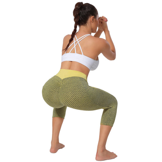 Pantalones de Yoga Cortos y Ajustados Efecto Durazno - Image 49