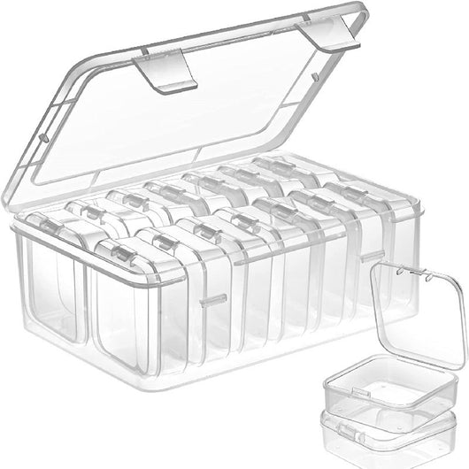 Juego de Cajas de Joyería Transparentes con Tapa Abatible - Image 8