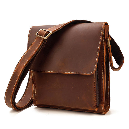 Bolso Tote de Cuero Crazy Horse Gran Capacidad - Image 19