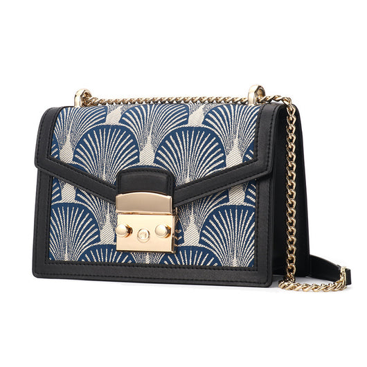 Bolso de Mensajero Artesanal Cuero con Bordado Chino Tradicional - Image 9