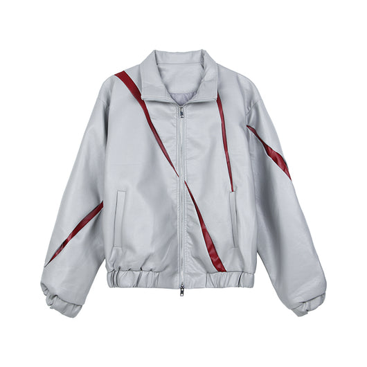 Chaqueta de Contraste con Cuello Distintivo para Hombre - Image 7