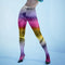Leggins Punk Estilo Aesthetic de Cintura Alta con Estampado Streetwear