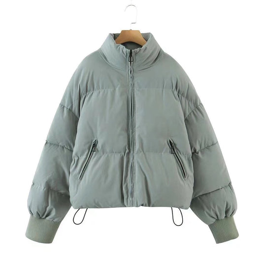 Chaqueta Acolchada Urban Leisure con Cuello Parado para Mujer - Image 12