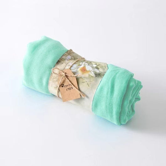 Pañuelo Ligero de Algodón y Lino en Colores Sólidos - Image 24