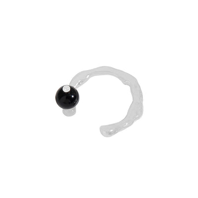 Anillo de Ónix Negro Geométrico Irregular - Lujo Minimalista - Image 11