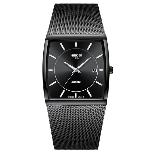 Reloj de Pulsera Masculino con Correa de Malla y Movimiento de Cuarzo - Image 2