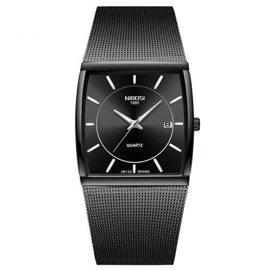 Reloj de Pulsera Masculino con Correa de Malla y Movimiento de Cuarzo - Image 2
