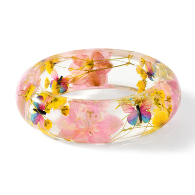 Pulsera de Flores Secas con Resina Epoxi Cristal AB - Image 3