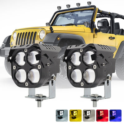 Faro Auxiliar LED 3 Pulgadas para Moto y Vehículos Eléctricos - Image 3
