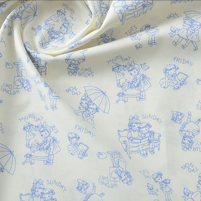Tela de Algodón Estampada con Diseños Florales y Caricaturas - Image 63