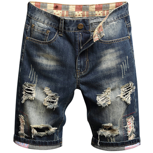 Pantalones Cortos Vaqueros de Verano para Hombre - Importación Directa