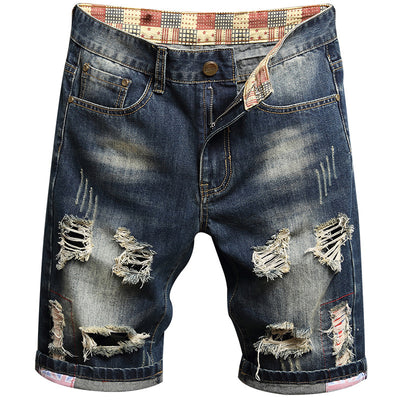 Pantalones Cortos Vaqueros de Verano para Hombre - Importación Directa