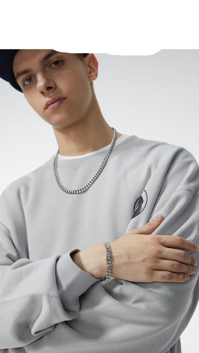 Pulsera de Cadena Hip Hop para Parejas - Diseño Cubano Trendy - Image 8