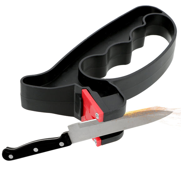 Afilador 2 en 1 para Cuchillos y Tijeras - Herramienta de Cocina Portátil