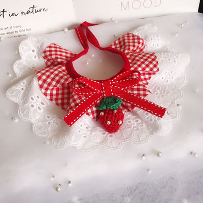 Pañuelo Babero para Mascota con Encaje Decorativo - Image 14