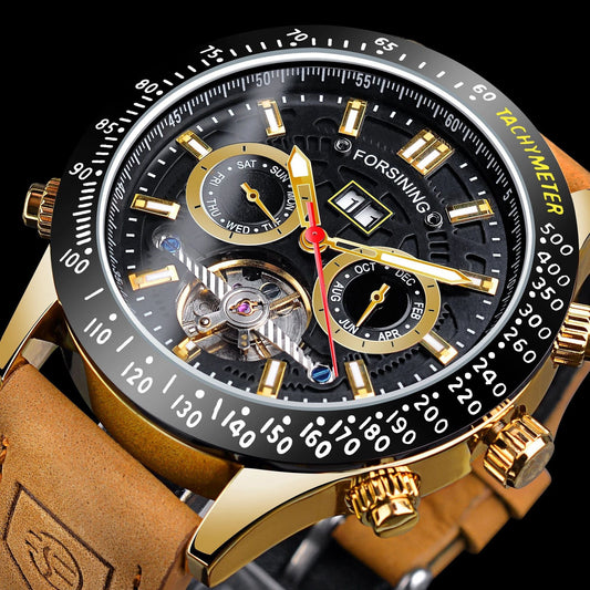 Reloj Automático Mecánico para Hombre - Resistente al Agua y Versátil - Image 2