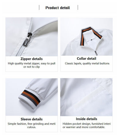 Chaqueta Deportiva Hombre Colores Sólidos - Image 20