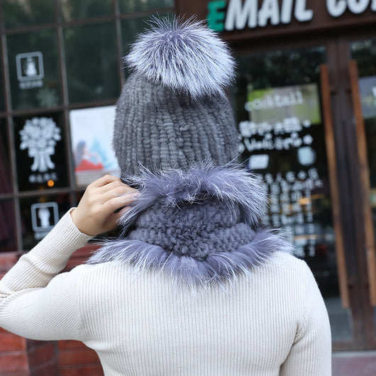 Conjunto de Gorro y Bufanda de Visón para Mujer - Abrigo Premium - Image 6