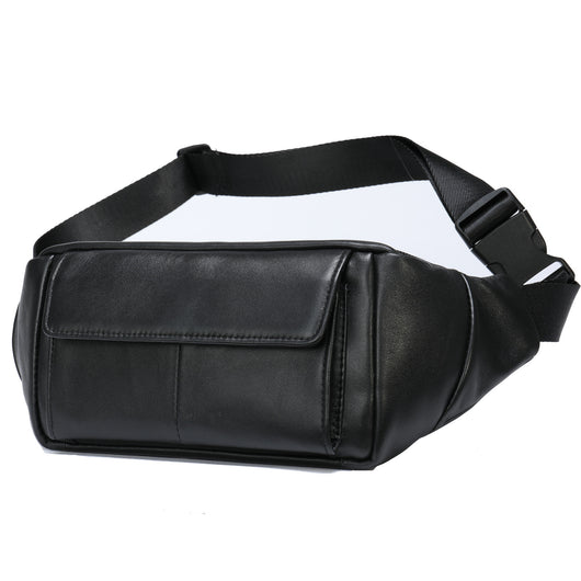 Bolso Pecho Diagonal de Cuero Oveja para Hombre Deportivo - Image 8