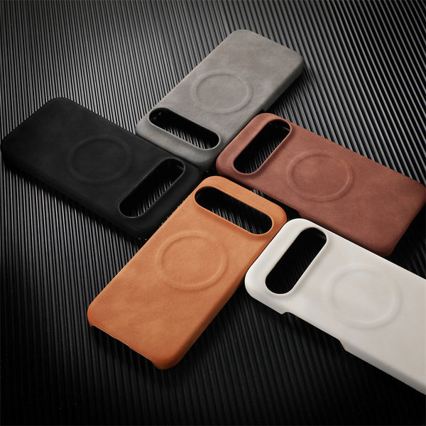 Funda Ejecutiva de Cuero Oveja con Cierre Magnético para Smartphone