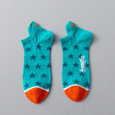 Calcetines Cortos para Hombre Algodón Verano Desodorantes AntiTranspiración - Image 3