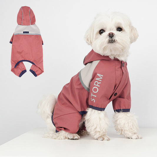 Impermeable Trendy para Perros - Abrigo Verano Resistente al Agua