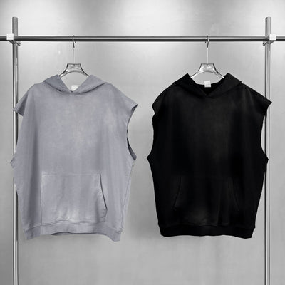 Sudadera sin Mangas con Capucha para Hombre - Image 2
