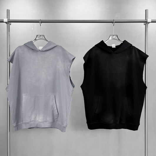 Sudadera sin Mangas con Capucha para Hombre - Image 2