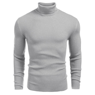 Suéter de Cuello Alto para Hombre - Otoño e Invierno - Image 24