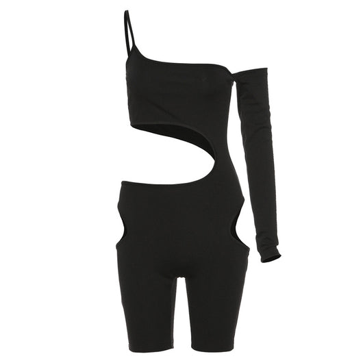 Shorts Ajustado Elegante con Cuello Halter Calado - Image 7
