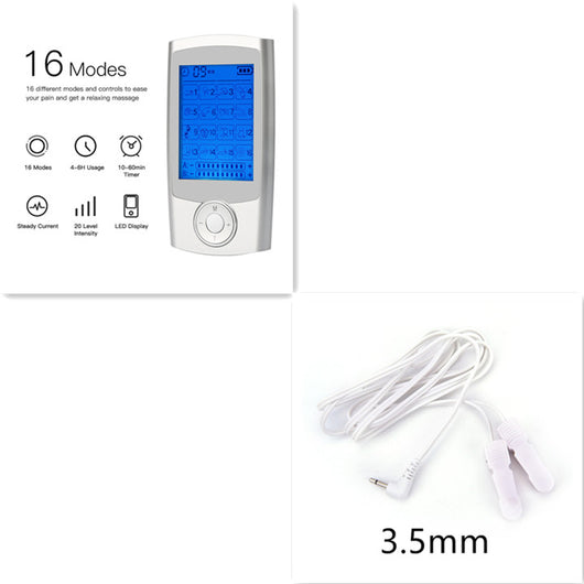 Electroestimulador TENS EMS 16 Modos - Masajeador Muscular con Tecnología de Ondas de Choque - Image 8