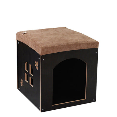 Casa de Mascotas de Madera Desmontable y Lavable para Todas las Estaciones - Image 17