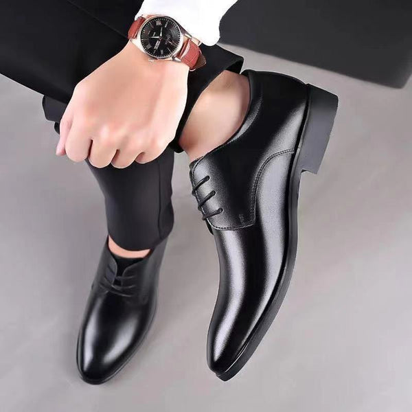 Zapatos de Cuero Formal para Hombre - Estilo Ejecutivo Versátil
