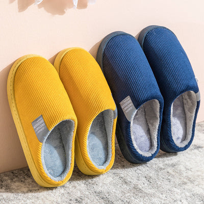 Pantuflas de Pana Cómodas para Pareja - Zapatos de Casa para Hombre y Mujer - Image 3