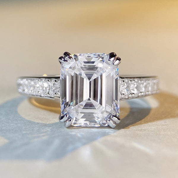 Anillo de Diamante Corte Pagoda para Novia